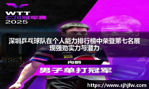 深圳乒乓球队在个人能力排行榜中荣登第七名展现强劲实力与潜力