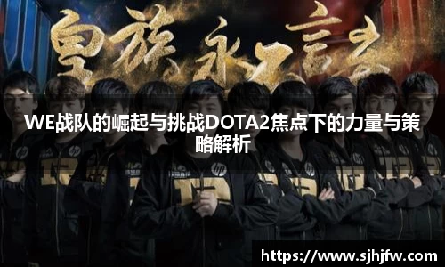 WE战队的崛起与挑战DOTA2焦点下的力量与策略解析